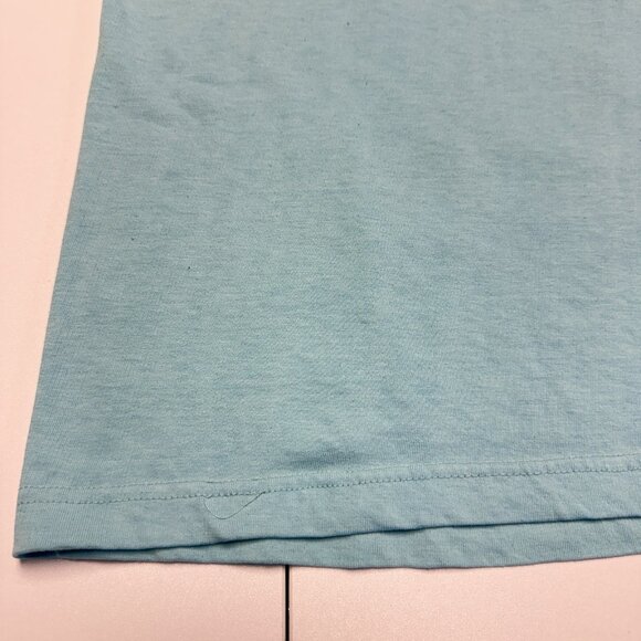 Vintage Garfield Cartoon T Shirt Adult Large 21x24.5 Blue Gimme Coffee - Picture 11 of 14